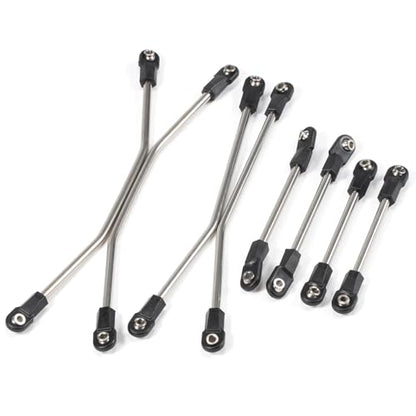 T3V1 Carbon Fiber LCG Chassis Kit RC Performance Carbon LCG Chassis Kit and Link Kit Capra Portal Axle ESC Battery Servo Plate (Links and Rear Riser) - color: Links and Rear Riser