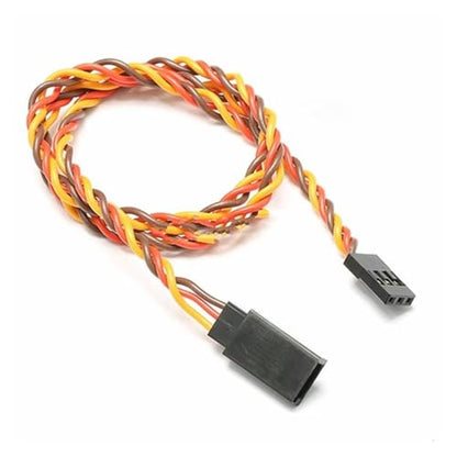 600mm 60cm 22awg JR 1pcs Silicone Wire Twisted Wire Servo Extensions Cable Leads For Rc Model Tracked Vehicle Truck Parts Upgrade Replacement Use RC Car Upgrade Part