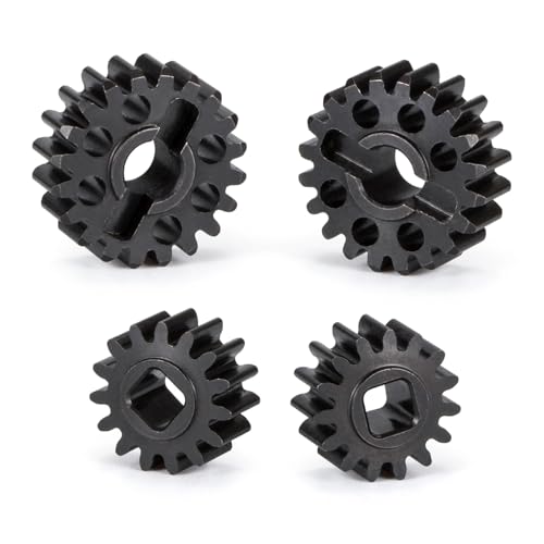 Heat Treated Steel 15T/20T Portal Overdrive Gear 36% OD 12T/23T Standard Gear for Axial 1/10 Capra F9 SCX10 III AR45 Portal Axle (15T 20T) - color: 15t 20t