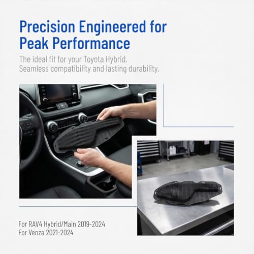 2PCS Car HV Battery Cooling Air Intake Filter Screen, OEM# G92DH-42010 Vehicle HV Engine Battery Air Filter, Automotive Accessories, Compatible with Hybrid Venza Prime