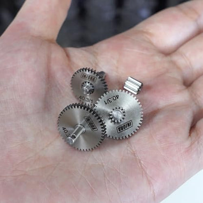 INJORA 40.3:1 Stainless Steel Transmission Gear Set for TRX4M - size: 40.3:1