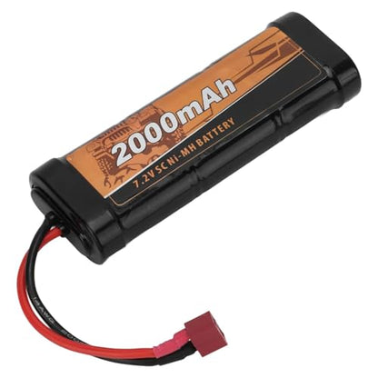 SUNGOOYUE 7.2V 2000mAh RC Model Ni MH Battery Replacement with T Female Plug for 10 7568 1:10 RC Off Road Car