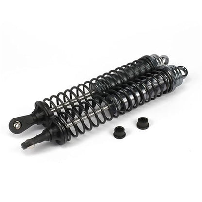 2PCS 140mm Aluminum Shock Absorber Damper for Rc Car 1/8 Buggy Truck Oil Adjustable Upgraded Hop-up Parts Compatible with Hsp Compatible with Hpi Compatible with Losi Compatible with Axial(Titanium) - color: Titanium