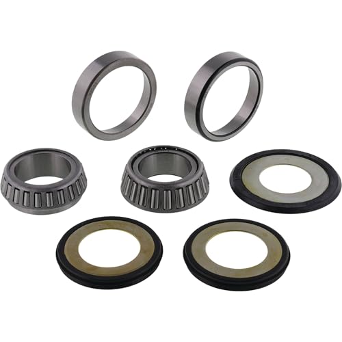 All Balls Racing 22-1001 Steering Bearing Kit | OEM replacement, fits Suzuki RM125 RM250 RMX250 WR250F YZ250F WR450F YZ450F, 400 426 450 engines, 22-1001