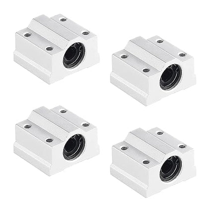 2PCS 8x300mm Linear Motion Rods & 8mm Lead Screw & 4PCS SK8 Rod Support & 4PCS SCS8UU & 2PCS KP08 Pillow Block & 2PCS Flexible Shaft Couplings for 3D Printer (Set of 16, 300mm) - style: 300mm
