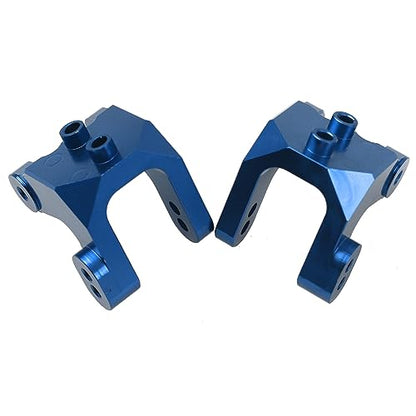 2Pcs Vgoohobby Aluminum Alloy Upper Shock Absorber Mount Bracket Compatible with 1/8 Losi LMT 4WD Solid Axle RC Monster Car (Blue)