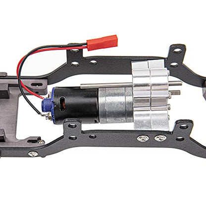 ShareGoo Metal Body Chassis Frame Car Shell Suspension Bracket with 370 Motor kit Compatible with MN Model D90 D91 MN45 MN99 MN99S 1/12 RC Car (Titanium) - color: Titanium