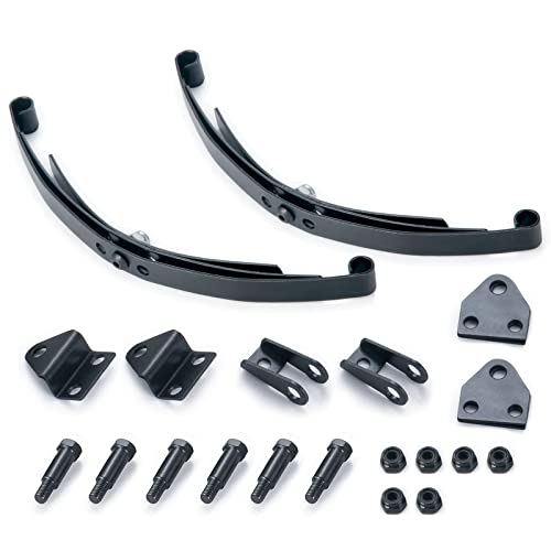 RC Car Steel Leaf Springs Set HighLift Chassis for 1/14 Tamiya RC Tractor Truck Upgrade (Front) - color: Front