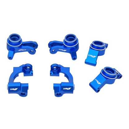 Alum Steering Knuckle Caster Block Front Rear C Hub Carrier Stub Axle for 1/16 Mini Maxx Mini XRT Upgrades Part Blue