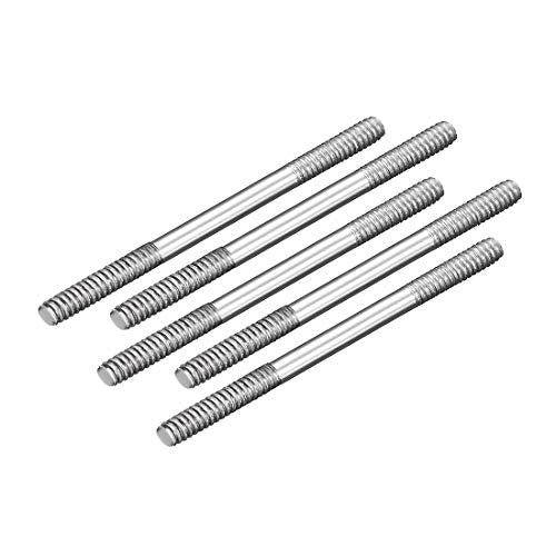uxcell M2x30mm Pushrod Connector Stainless Steel Rod Linkage,for RC Boat,Car,Airplane,Helicopter,5pcs - size: M2x30mm