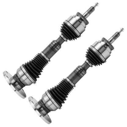 Detroit Axle - 4WD Pair Front CV Axles for Ford F-150 Expedition Lobo | Lincoln Mark LT Navigator, Replacement CV Axle Shafts Assembly - size: D-0309x2/Pair