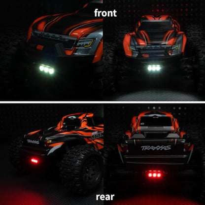 LSG Front Rear Lights Headlight Taillights kit RC Car LED Light Light Kit for 1/16 Tra-xxas Mini Maxx Small X Brushless 2S Rc 4Wd Upgrades Parts