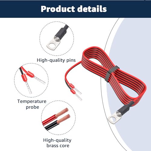 for Cerbo GX Temperature Sensor Compatible with Victron Energy | Fit for Victron Temperature Sensor for Quattro MultiPlus Inverter VE.Can MPPT Venus GX Phoenix Charger Temperature Sensor