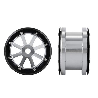 4PCS 1/10 RC Alloy 2.2'' Beadlock Wheel Rim For Axial Wraith RR10 SCX10 II TRX4