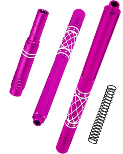 Upgrades Part Aluminum Center Slider Driveshafts Center Drive Shaft for 1/10 Kraton&Outcast 4X4 4S V2 BLX,Axles CVD Hops Up(Pink) - color: Pink(for 1/10)