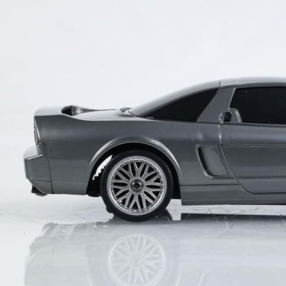 US in Stock, 1/18 4X2 RWD RC Racing Drift Car Electric Vehicles Model Gyroscope LDRC LD1803 Light System Motor Servo ESC Hobby Grade Model for Birthday Gift(Grey) - color: Grey