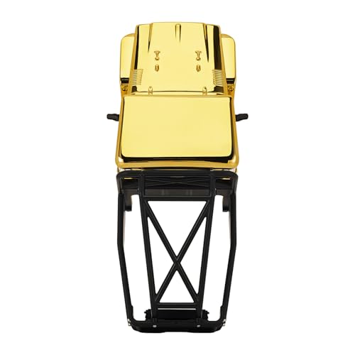 INJORA IR40-24 Half Truck Hard Body with Cage for 1/24 SCX24 Upgrade(Gold) - color: Gold