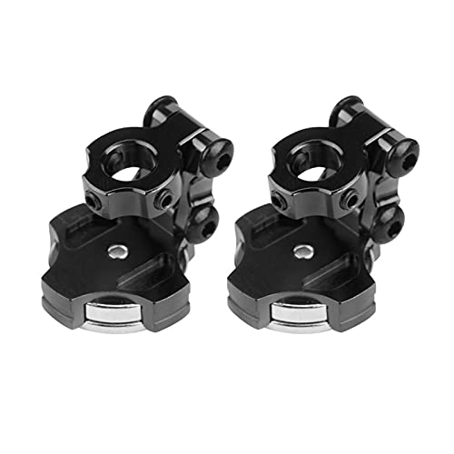 Magnetic Vehicle Body Post Mount 2Pcs for RC Car Accessories (Black) - color: Black