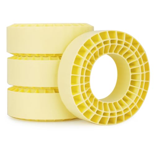 2.2 tire Inserts,4PCS 2.2" Tires Silicone Rubber Insert Foam Waterproof for 132-134mm (5.25" OD) 2.2" Tires (Yellow) - color: Yellow