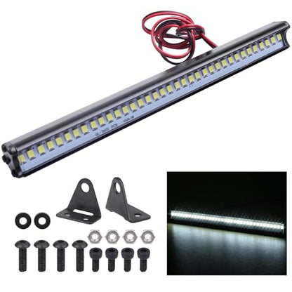 Super Bright RC LED Light bar Roof LED Lamp Kit 36 LED Light Bar for 1/10 Traxxas TRX4 SCX10 90027 SCX10 II 90046 RC4WD D90 RC Crawler Car (Type 1) - style: Type 1
