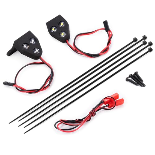 1:8th RC Car LED Light Kit Headlight Taillights Front/Rear Lamp for 1/8 TRX Jato 4X4 BL-2S RC Car Upgrades