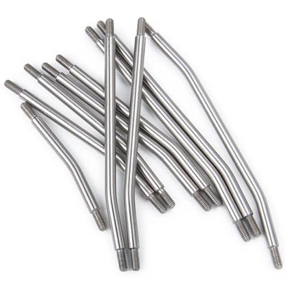 RC Car Parts for Axial for SCX10 II 90046 for SCX10 1/10 RC Car Parts 313/324mm Metal Link Rod Set Linkage Steering W/Ball End Modification RC Car Accessories(324mm) - size: 324mm
