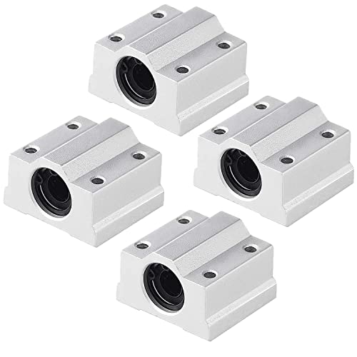 2PCS 8x600mm Linear Motion Rods & 8mm Lead Screw & 4PCS SK8 Rod Support & 4PCS SCS8UU & 2PCS KP08 Pillow Block & 2PCS Flexible Shaft Couplings for 3D Printer (Set of 16, 600mm) - style: 600mm