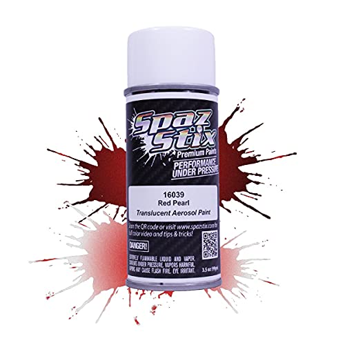 SZX16039 Red Pearl Aerosol Paint, 3.5oz Can