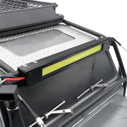 RCLIONS RC Light Bar Roof Rack LED Lamp for TRX4 Defender 1/10th RC Crawler Car Upgrades Parts