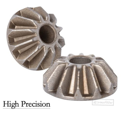 RC Steel Differential Gear Set Upgrades Part for 1/8 Kraton/Outcast/Notorious/Talion 6S BLX EXB,1/7 Mojave 6S BLX EXB,BigRock/Fireteam 6S BLX,Replace ARA310985,ARA310984