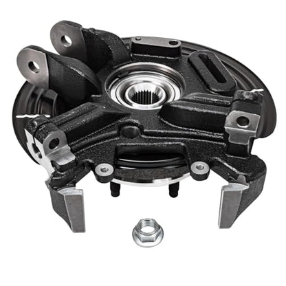 Detroit Axle - 4pc Steering Knuckles Kit for 02-05 Ford Explorer | Mercury Mountaineer, 2 Rear Steering Knuckles & Wheel Bearing Hubs 2 Front Wheel Bearing and Hubs 2002-2005 Replacement - size: 4UW47703/Kit