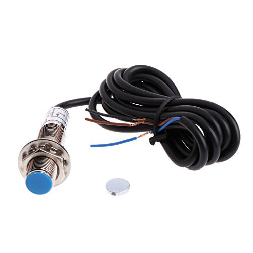 4 Digital LED Tachometer RPM Speed Meter+Hall Proximity Switch Sensor NPN for Lathe/Mower / / Spring 10-9999RPM Speed Tester Velocimetry Non-Contact Tachometer Tach Electric Motor Gauge Range - color: Blue