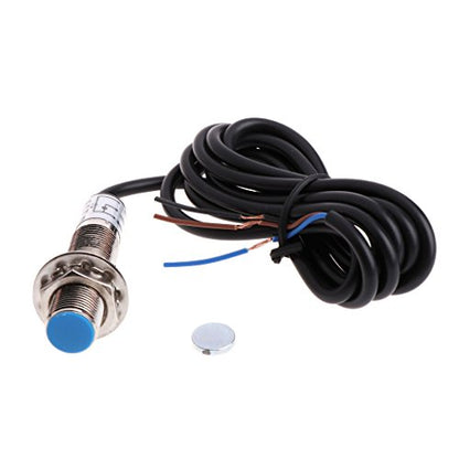 4 Digital LED Tachometer RPM Speed Meter+Hall Proximity Switch Sensor NPN for Lathe/Mower / / Spring 10-9999RPM Speed Tester Velocimetry Non-Contact Tachometer Tach Electric Motor Gauge Range - color: Blue
