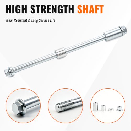 Minho 12mm 270mm Front Rear Axle with Bushing 38mm 22mm 5mm Fit for PIT PRO Dirt Bike Scooter QUAD ATV - size: 12-270mm