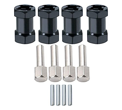 Aluminum 12mm Wheel Hex Hub with 20mm Offset Extension for SCX10 | Hex Drive Adaptor for 1/10 RC Crawler Axial SCX10 SCX10 II D90 Repairing and Upgrading