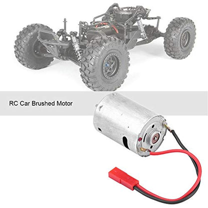 RC Brushed Motor, Durable Metal Construction, 380 370 390 Motor for 1/18 Scale Vehicles for Hobbyists, Trucks, Cars, Boats