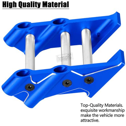 RC Wing Mount Upgrades Part for 1/10 Kraton Outcast 4X4 4S V2 BLX,Alloy Rear Wing Mount Hops Up,Replace ARA320631,Navy Blue - color: Navy Blue(parts)