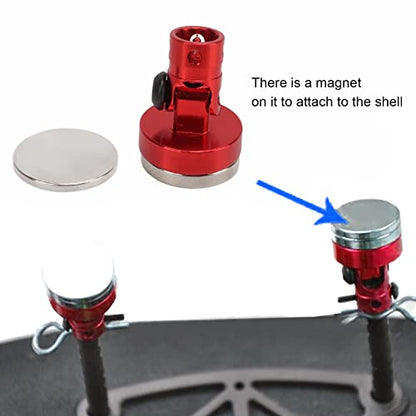 RC Body Post, Magnetic Invisible Mount 6061 Aluminum 4Pcs for 1/8 1/10 Scale RC Cars Racing and Hobbyist Use