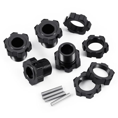MOHERO 4Pcs RC Wheel Hex Hubs Adapter for 1/7th Felony 6S BLX/Infraction V2 6S BLX/Mojave 6S EXB RC Car Truck Upgrade Parts