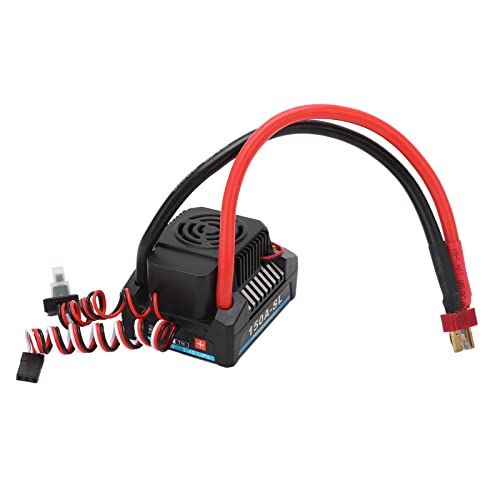 RC Brushless ESC 150A, Brushless ESC for 1/8 RC Truck, BCE Output 5A 5.8V, High Performance ESC with Multiple Protections, Compatible with Sensorless Brushless