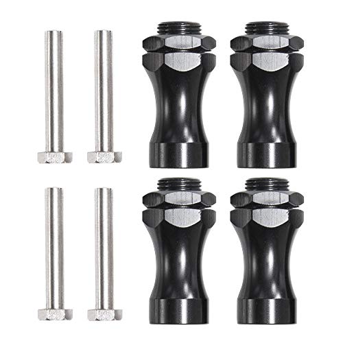 4Pcs 12mm to 17mm Wheel Hex Hub Adapter Conversion Extension for 1/10 1/8 RC Car