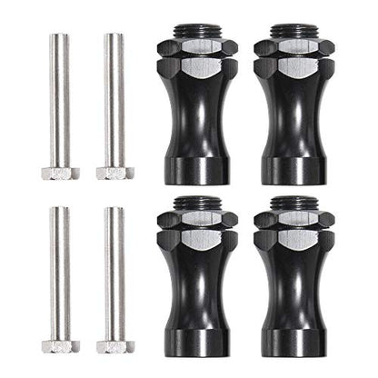 4Pcs 12mm to 17mm Wheel Hex Hub Adapter Conversion Extension for 1/10 1/8 RC Car
