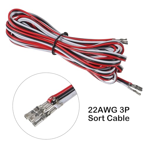 40 Sets JST Servo Connector Kit Servo Plug Male Female Connector Crimp Pin Cable Kit Compatible JST SYP Futaba for Hitec Spektrum RC