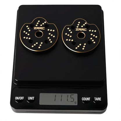 Brass Portal Weights Covers Steering Knuckle Caps Housing Counterweight for Axial SCX10 III AXI03007 & Capra 1.9 UTB AXI03004 1/10 RC Rock Crawler Weight Hangers (Black Gold) - color: Black Gold