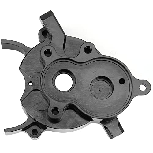 Aluminum Alloy Transmission Case Housing Set, RC Gearbox Housing for GEN8 1/10 RC Car, CNC 6061 - T6 with Hard Anodized Finish and PTFE Coated Gears (Black) - color: Black