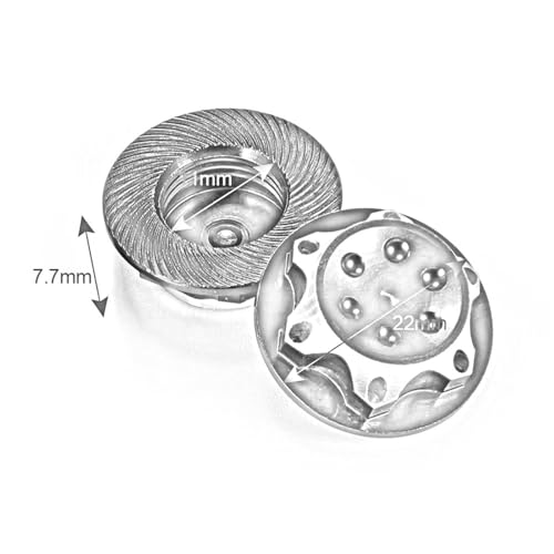 RC Cars Models Aluminum 11mm Hex Wheel Nuts Hub Cover for 1/8 RC Crawler Car Lock Self-Lock Replacement Upgrade Parts - color: Red