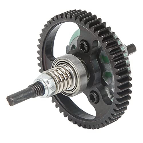 53T Steel RC Car Differential Assembly with 15T 17T 19T Pinions Gear Sets for 1 10 RC Car High Strength Metal Differential Gear for RC Car Upgrade Motor Gear