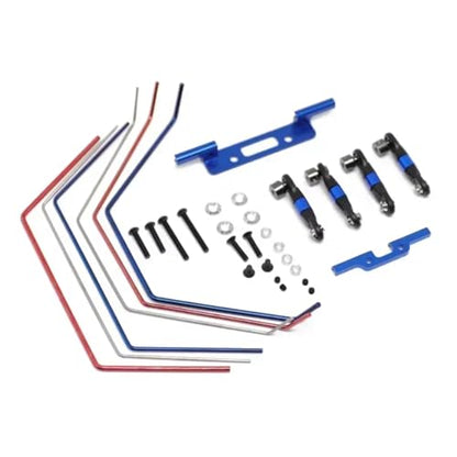 for Traxxas for Slash 2WD 1/10 Front and Rear Wide Sway Bar Anti Roll Bar Kit RC Car Upgrades Parts Accessories Replacement RC Upgrade Parts