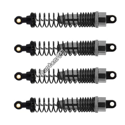 4Pack 1/10 RC Truck Car Adjustable Shock Absorber Damper 108004 Upgrade Parts 108mm Oil 108mm Oil Adjustable Alloy Aluminum Shock For 1:10 HSP 94188 94108 94111 Redcat Volcano (Titanium) - color: Titanium