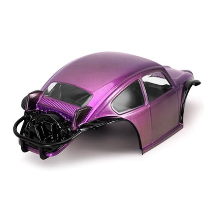 INJORA BUG18 Body with Interior for 1/18 TRX4M Universal LCG Chassis（Purple） - color: Purple